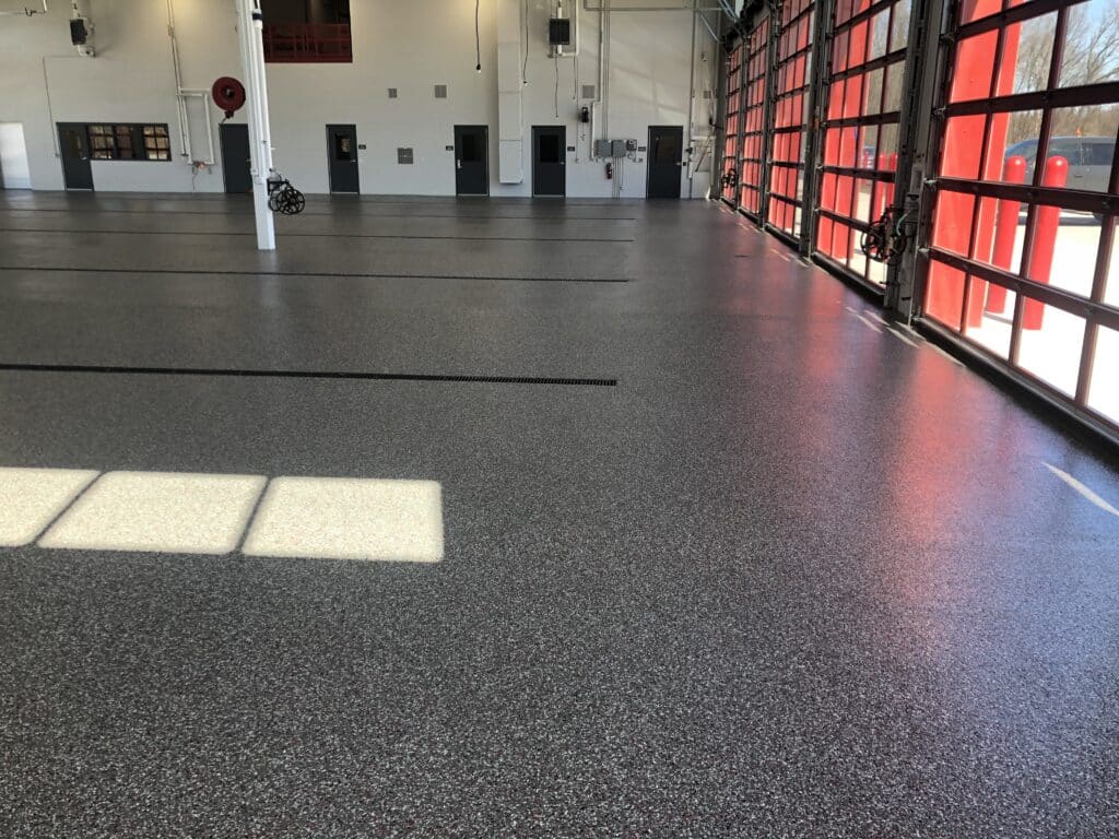 Finished Firehouse floor